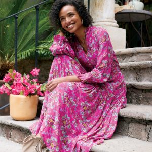 Zora Floral Dress. Petite